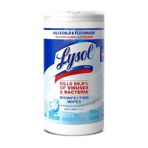 Lysol Disinfecting Wipes Crisp Linen 95ct