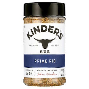 Seasonings 1: Kinders Rub Prime Rib 7.8oz/221g