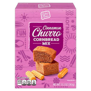 Baking: Bakers Corner Cinnamon Churro Cornbread Mix 13.5oz/383g