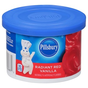 Pillsbury Frosting Vibrant Red Vanilla  10oz