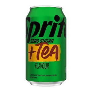 Beverages: Sprite + Tea Zero can 12floz/355ml