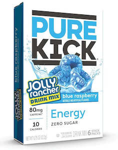 Beverages: Pure Kick Energy Jolly Rancher Blue Raspberry Singles to Go 6pk STG 0.79oz/22.3g