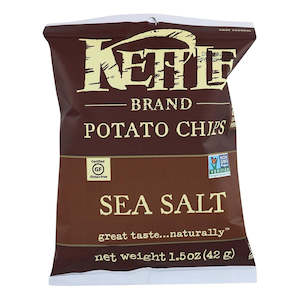 Nibbles Snacks: Kettle Brand Sea Salt 1.5oz/42g