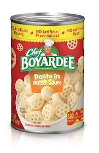 Meals: Chef Boyardee Pasta in Butter Sauce 15oz/425g