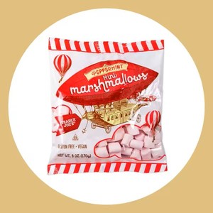 Trader Joes Peppermint Mini Marshmallows 6oz/170g