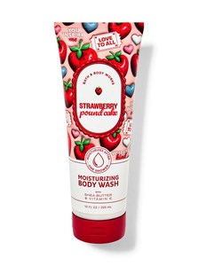 B&BW Moisturizing Body Wash Strawberry Pound Cake by Bath & Body Works 10floz