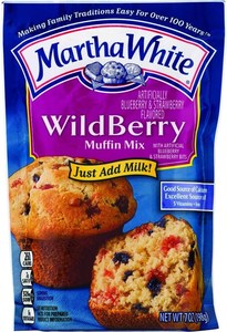 Martha White Muffin Mix Wild Berry 7oz/198g