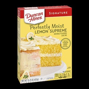 Duncan Hines Cake Mix Lemon Supreme 15.25oz/432g