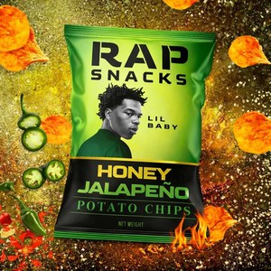 Rap Snacks Potato Chips Lil Baby Honey Jalapeno 2.5oz/71g