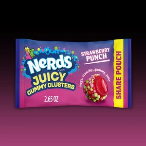 Nerds Juicy Gummy Clusters Strawberry Punch 2.65oz