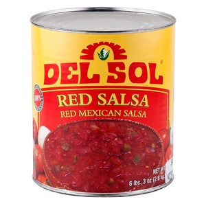 Del Sol Salsa Red Mexicana 100oz/2.83kg