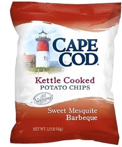 Cape Cod Sweet Mesquite BBQ Kettle Cooked Potato Chips 1.5oz/42g