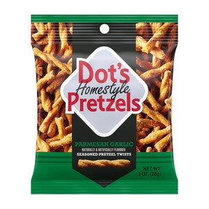 Dots Homestyle Pretzels Parmesan Garlic 1oz
