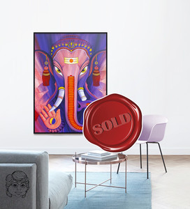 Products: Gajanan - The Universe - Original Painting Artismita