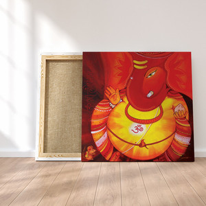 Products: Lambodar - Large Belly Ganesha - Original Painting Artismita