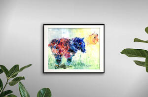 Products: A Filly's Foal - Original Acrycycle Painting Artismita