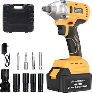 Cordless Impact Wrench, 21V Impact Driver with Li-ion Battery  Max Torque  (300N&hellip;