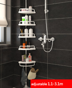 Bathroom Item: Brand New Shower Shelf Corner Bath Room Corner Organization