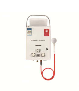 Gas Water Heater: Brand New Gas Water Heater Califont   6 L  + Shower Head