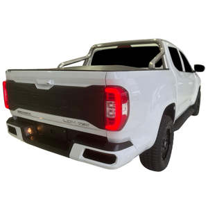 Clip On Ute Tonneau Cover to fit LDV T60 Dual Cab with Factory Chrome Sports Bar&hellip;