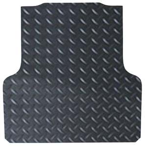 Rubber Ute Mats: Checker Plate Rubber Ute Mat To Fit Holden Colorado Dual Cab (July 2012 to Current) - Suits Spray On Liner Or No Liner