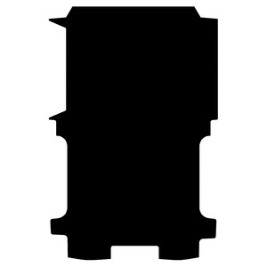 Rubber Van Mats: Rubber Van Mat to fit Ford Transit Van SWB - 1 Side Door (September 2024 - Current)