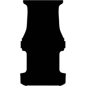 Rubber Van Mats: Rubber Van Cargo Area Mat to fit Toyota HiAce SLWB June 2019 to Current