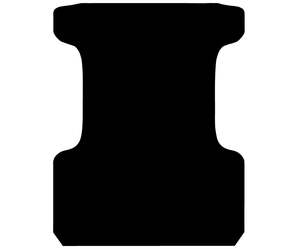 Rubber Ute Mat to suit Toyota Hilux Extra Cab 1998 to March 2005