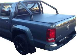 Volkswagen: Clip On Ute Tonneau Cover to fit Volkswagen Amarok Dual Cab With Sports Bar (2011 to April 2023)