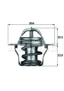 Audi VW Engine Coolant Water Thermostat and Seal