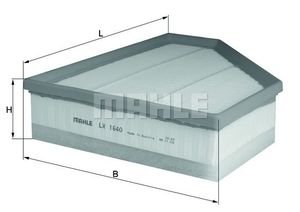 Air Filters: Genuine Mahle BMW Engine Air Filter
