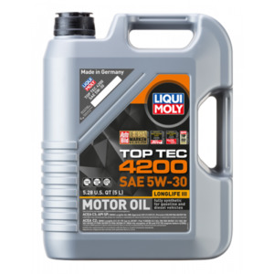 Vw: Liqui Moly TOP TEC 4200 5W-30 5 Litre