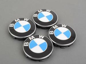 Wheels And Tyres: BMW Centre Hub Cap Chrome Ring Set of 4