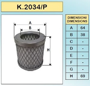 FILTA 5 Micron Polyester Elem
