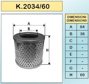 Products: FILTA 60 Micron S/S Mann C75