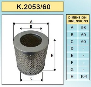 FILTA 60 Micron S/S C1132