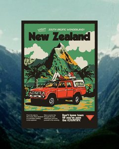 NZ Tourism Poster - Vacation Studio
