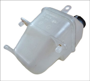 Products: Bmw Mini Cooper One R50 R52 17107509071 Oe Genuine Plastic Coolant Reservoir Expansion Header Tank 2001 - 2006 With Cap Used Like-new