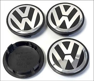 Products: Vw Volkswagen 2004 - 2016 Golf Passat Sharan Gti New Aftermarket Alloy Wheel Centrecap Set Of 4 Pcs 65mm 3b7601171