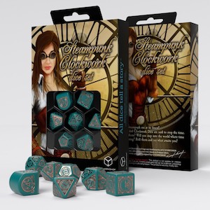Q Workshop - Steampunk Clockwork: Nautical Apparatus Modern Dice Set