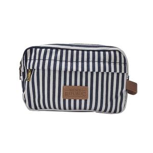 Mens Republic: Men's Republic Grooming Canvas and Microfiber Leather Toiletry Bag