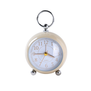 Alarm Clock Round - White