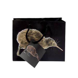 All: Gift Bag S NZ Kiwi Bird 14cm x 11.4cm