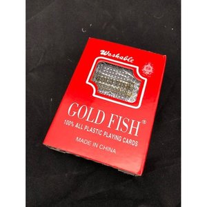 Clearance Items: Game Playing Cards - Gold Fish Plastic Coated - CLEARANCE PRODUCT