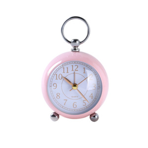 Clocks 1: Alarm Clock Round - Pink