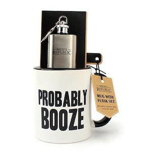 Mens Republic: Men's Republic Mug Set - Probably Booze