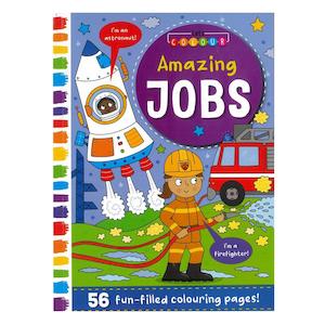 Colouring Book Amazing Jobs 56pg 270×197
