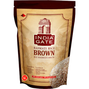 Rice: India Gate Brown Basmati Rice 750g