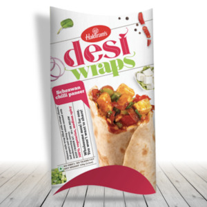 Haldirams Wrap Schezwan Chilli Paneer