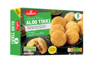 Frozen Sweets Snacks: Haldirams Aloo Tikki 420g